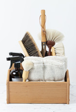 German Hand Broom Beech and Split Horsehair