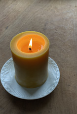 Old Mill Candles Beeswax Pillar Candle - 8" Jumbo