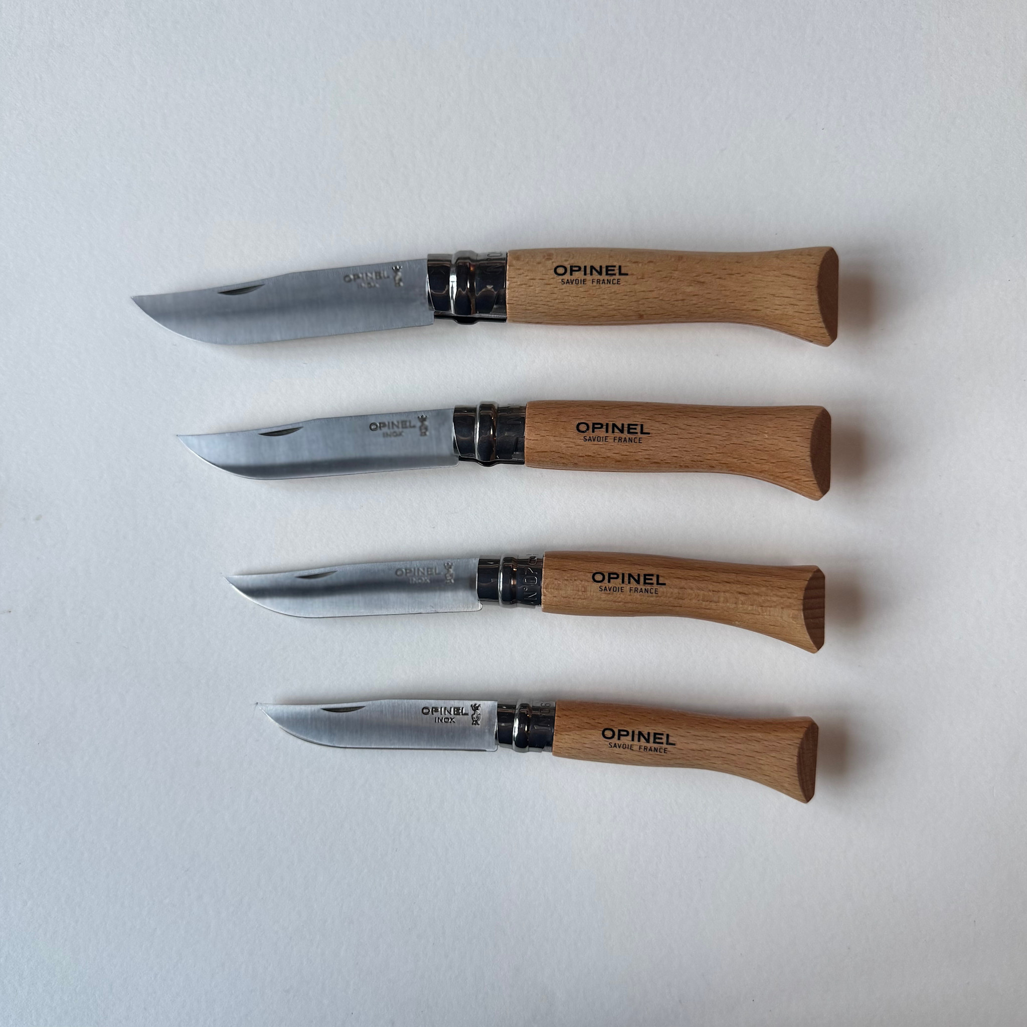 Opinel Stainless Steel Folding Pocket Knife - No. 8