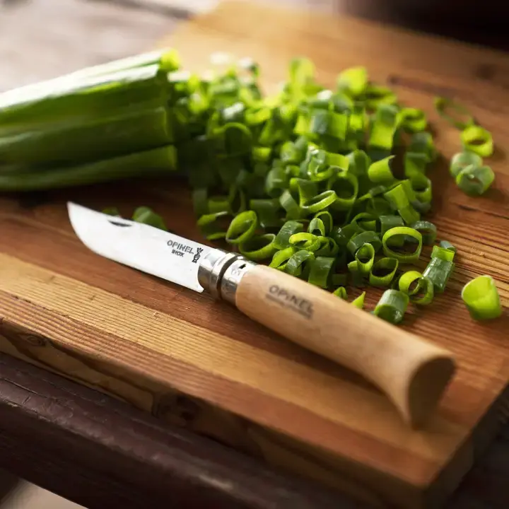 Opinel Stainless Steel Folding Pocket Knife - No. 8