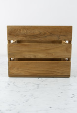 Skagerak Dania Tall Teak Crate - Tall - 12x10x8.75"