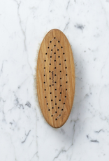 Iris Hantverk Swedish Handleless Oval Bath + Dry Body Brush- Soft Horsehair